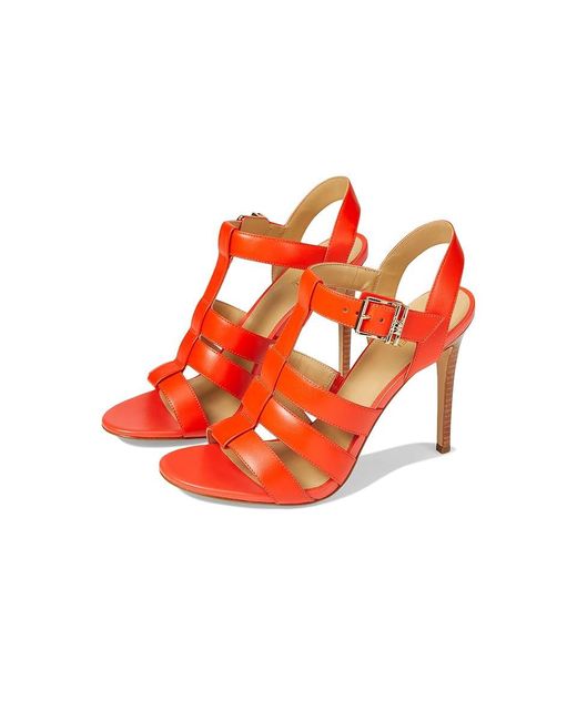 MICHAEL Michael Kors Red Jagger Sandal (Optic) Shoes