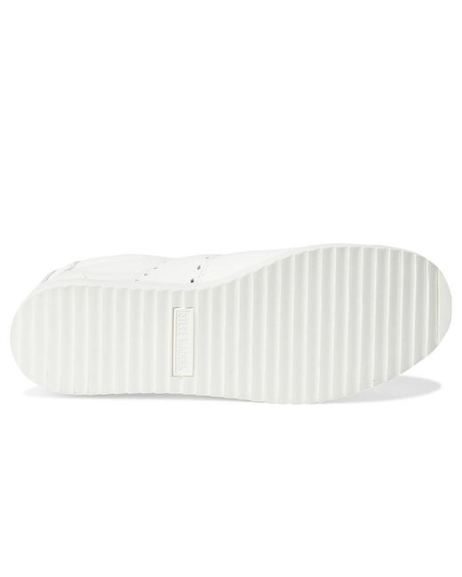 Steve Madden White Mirage Shoes, Suede