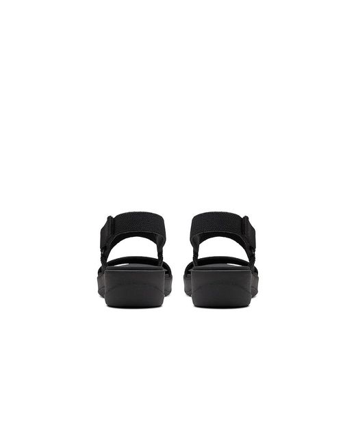 Clarks Black Arla Stroll Sandals 6.5 B