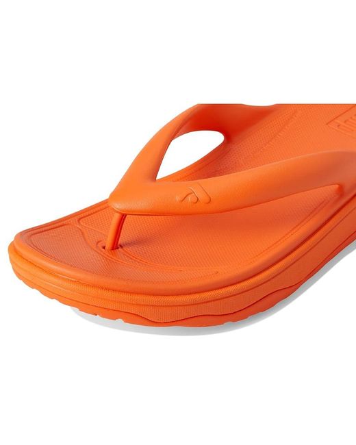 Fitflop Orange Relieff Recovery Toe-Post Sandals Sandals 9 M (B)