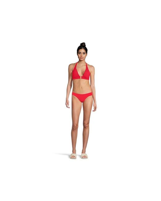 Becca Black Color Code Adela Shirred Hipster Bottom Swimwear, Nylon/Spandex