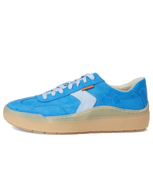 Dr. Scholls Blue Time Win Lace-Up Shoes, Canvas/Rubber