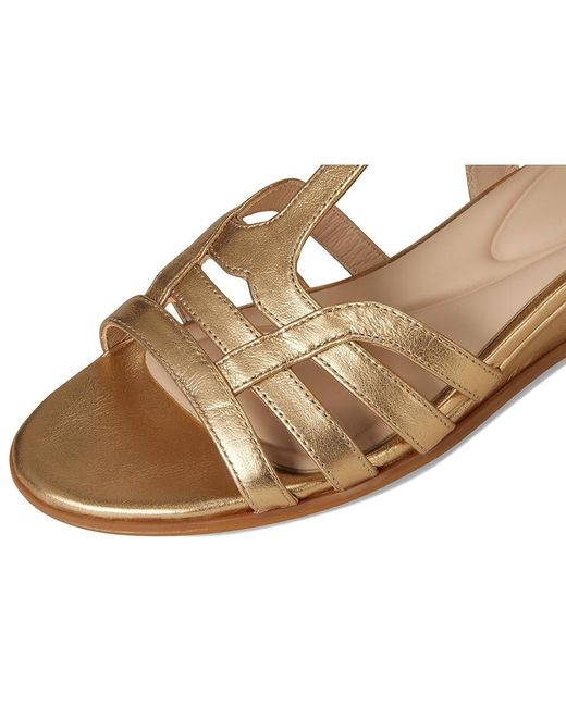 Söfft Metallic Scarlet Sandals 6.5 M (B) Leather