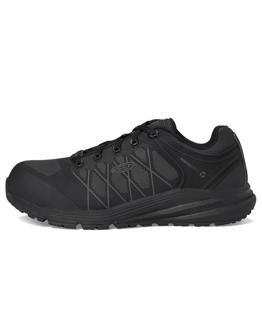 Keen Black Vista Energy Xt Work Sneaker Internal Met Guard (Carbon Toe) Industrial Shoes/Magnet 7.5 D for men