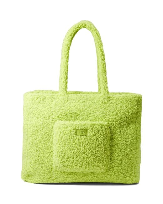 UGG Synthetic Adrina Tote Sherpa in Green | Lyst
