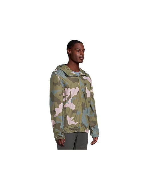 Helly Hansen Green Core Graphic Rain Jacket Jacket Terrazzo Ss25, Polyester for men