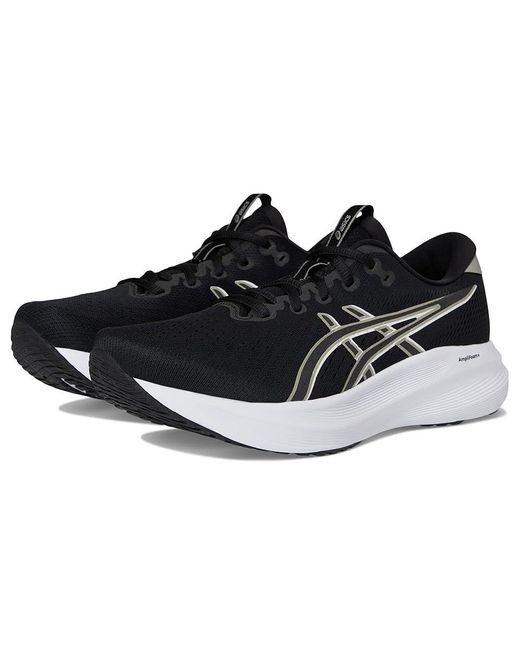 Asics Black Gel-Excite 11 Shoes/Meteor 14 D for men