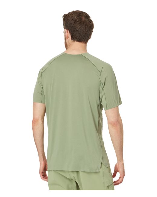 Arc'teryx Green Norvan Downword Logo Short Sleeve for men