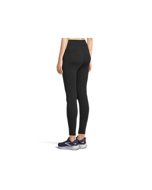 Brooks Black Luxe Tight Clothing, Polyester/Spandex