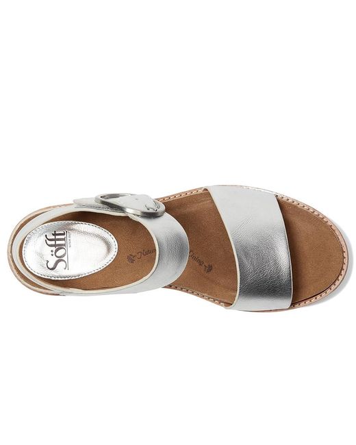 Söfft Metallic Bali Sandals 6 M (B)