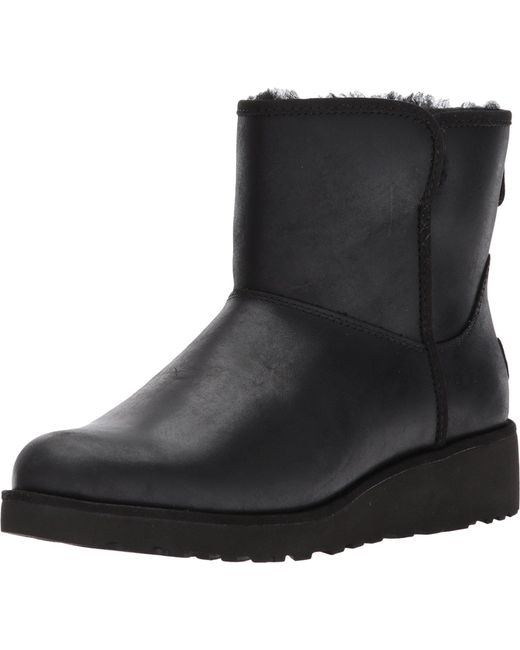 UGG Kristin Leather in Black | Lyst