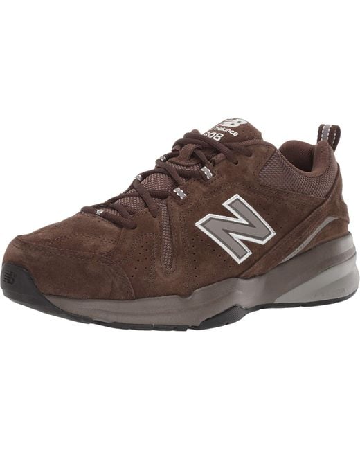 New Balance Suede Single Shoe - 608v5 in Chocolate Brown (Brown) for ...