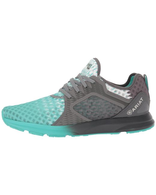 Ariat Fuse turquoise gray Ombre Mesh Women s Lace Up Casual