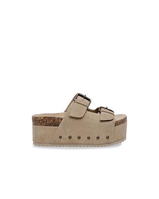 Steve Madden Brown Kali ( Suede) Sandals