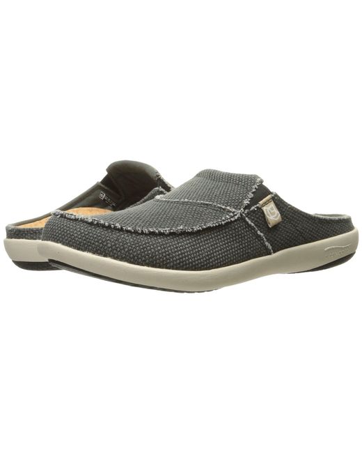 Lyst Spenco Siesta Slide (charcoal Grey) Men's Clog Shoes in Gray for Men