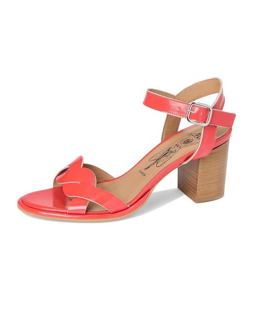 Fly London Red Moji263Fly Sandals, Leather/Rubber