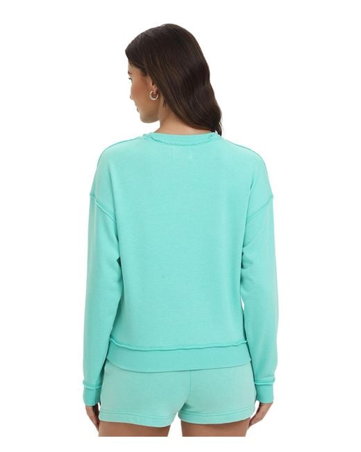 Juicy Couture Blue Embroidered Pullover Sweatshirt