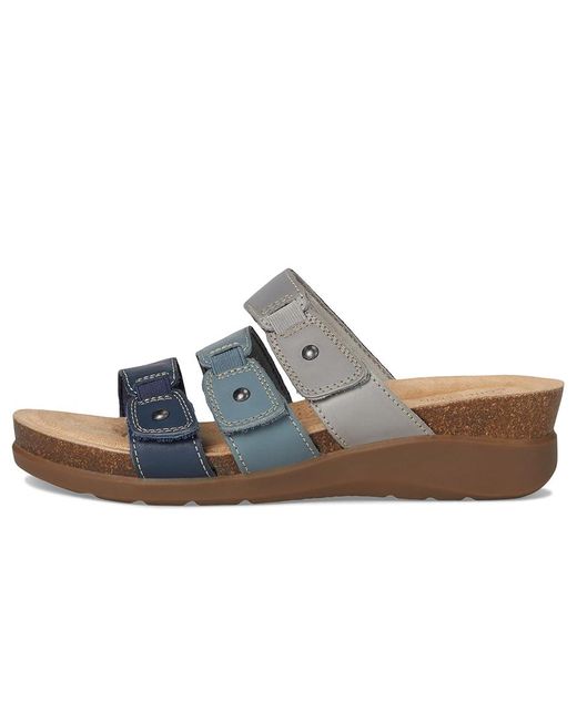 Clarks Blue Calenne Lily Sandals 12 D