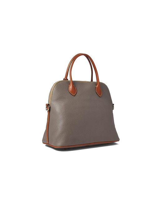 Dooney & Bourke Black Pebble Large Domed Satchel Handbags