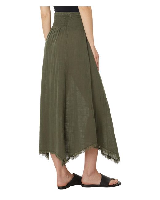 XCVI Green Gauze Zuri Skirt