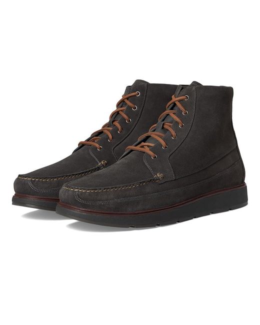 Cole Haan Black Muir Moc Tall Boots Boots Raven Suede/Raven Waterproof 10.5 D for men