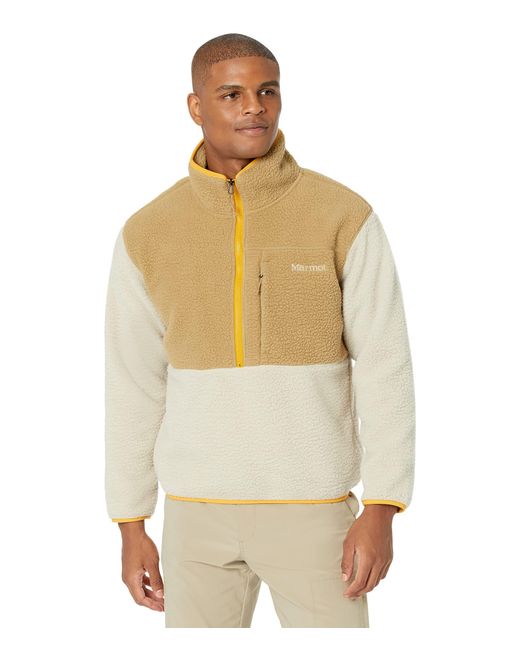 Marmot Aros Fleece 1/2 Zip in Tan 