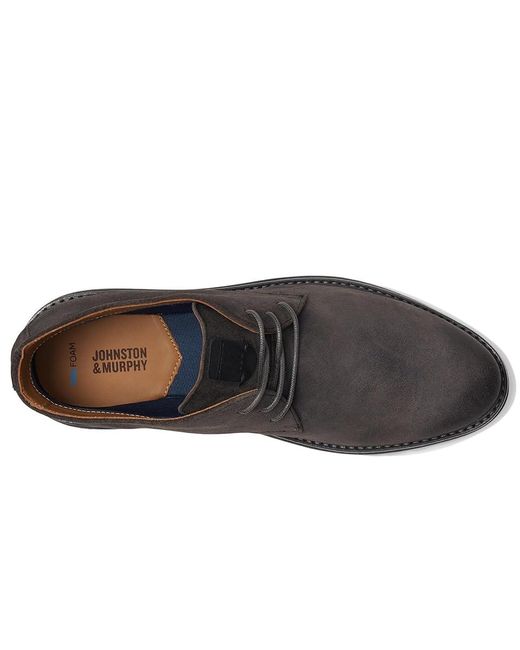 Johnston & Murphy Black Braydon Chukka Boots 11.5 M (D) Leather for men