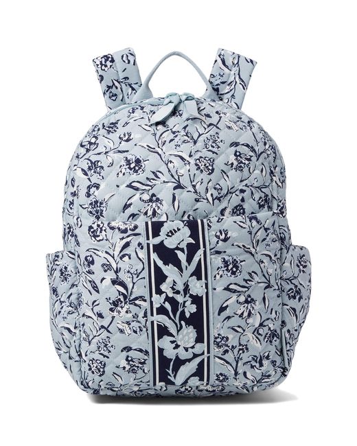 Vera Bradley Cotton Small Backpack in Blue Lyst