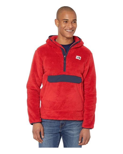 The North Face Red Campshire Pullover Hoodie for men