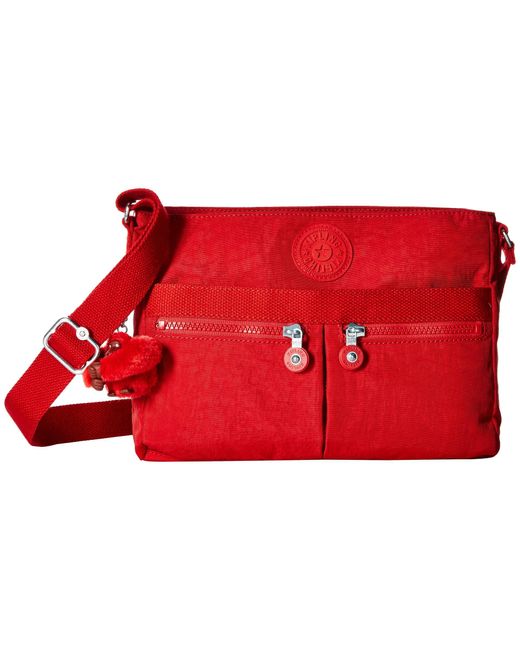red kipling purse
