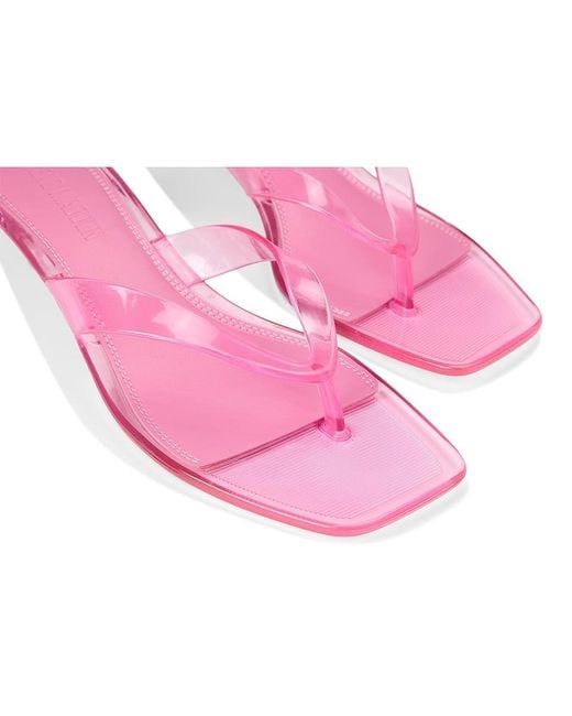 Steve Madden Pink Tracie Sandals, Suede