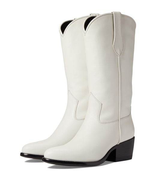 Rag & Bone Leather Rb Cowboy Boot in White Lyst