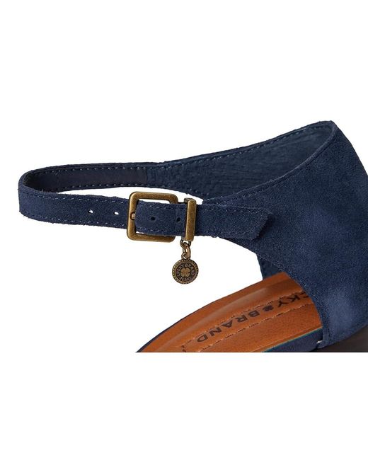 Lucky Brand Blue Kanira Shoes 7.5 B
