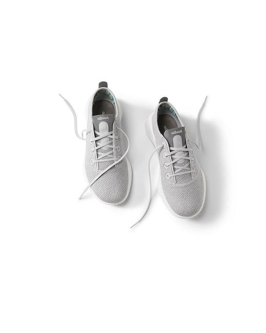 ALLBIRDS Gray Superlight Tree Runner (Light/Medium (Blizzard)) Shoes