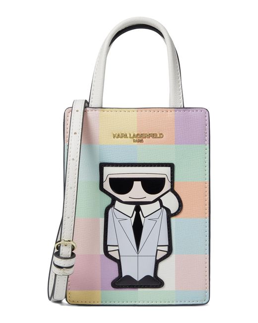 Karl Lagerfeld Maybelle Crossbody in White Lyst