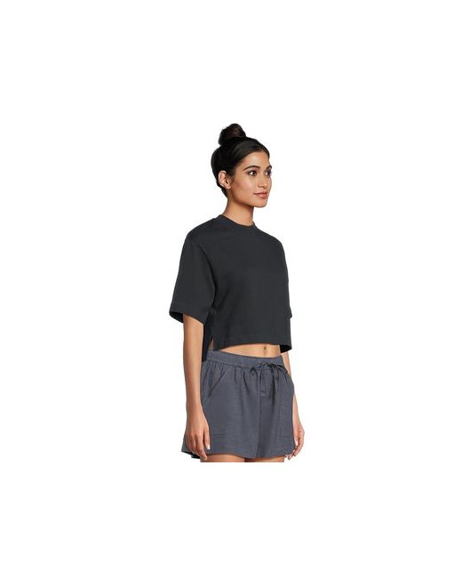 AllSaints Black Lottie T-Shirts Clothing, Cotton