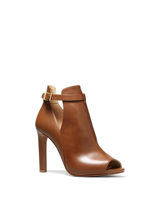 michael kors lawson open toe bootie