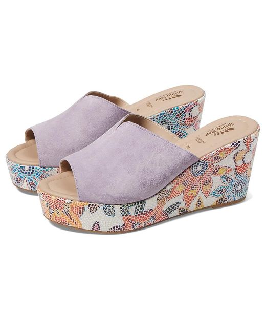 Spring Step Purple Laylani ( Suede) Shoes