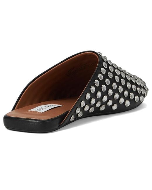 Steve Madden Black Glimmer Slippers, Rubber