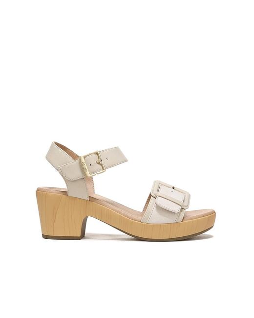 Dr. Scholls Black Felicity Too (Seashell Synthetic) Shoes
