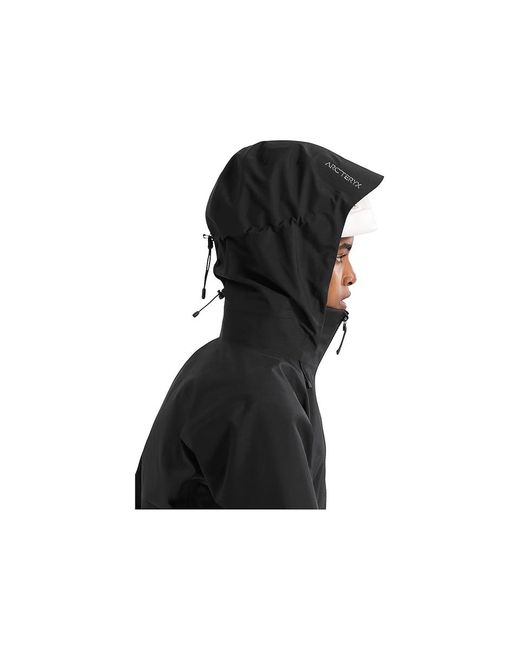 Arc'teryx Black Beta Ar Jacket Coat, Nylon