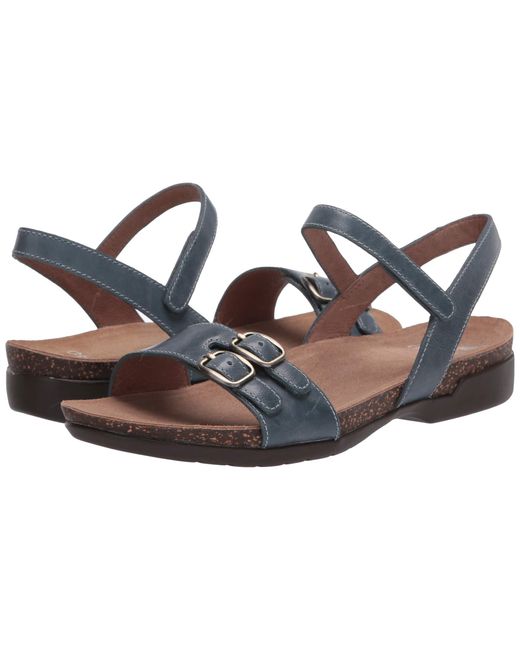 navy blue dansko sandals