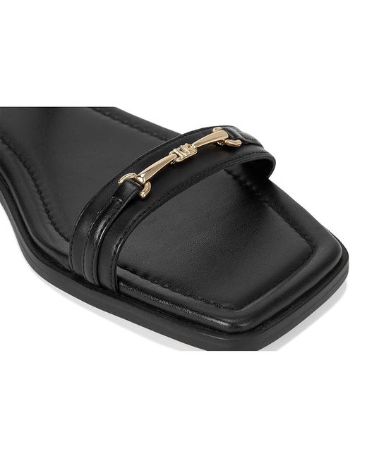 Michael Kors Black Lena Flat Sandal