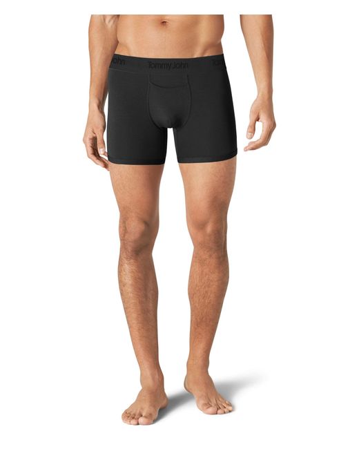 Tommy John Synthetic Second Skin Trunks 4 in Black for Men Lyst