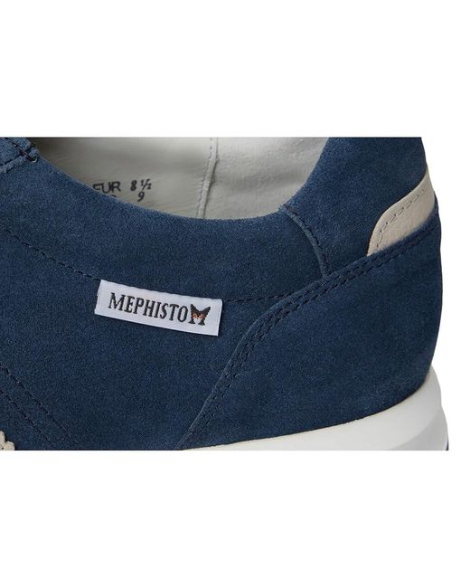 Mephisto Blue Elyo Shoes Eu 42 (Us 8) D for men