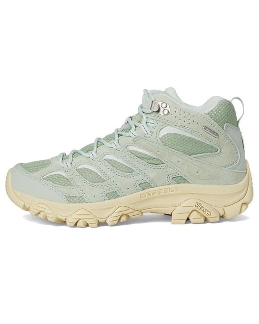 Merrell Metallic Moab 3 Mid Wp Shoes, Leather/Suede
