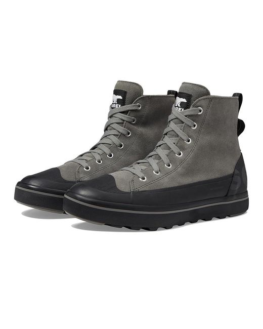 Sorel Black Cheyanne Metro Ii Sneaker Wp (Quarry/) Boots for men