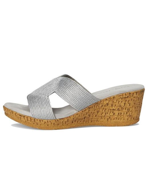 David Tate Metallic Vibe Sandals 10 W (D) Textile