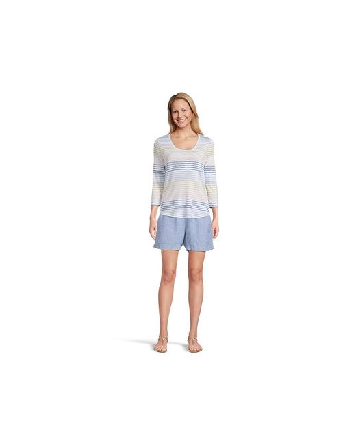 Tommy Bahama Blue Two Palms Easy Shorts Shorts, Linen