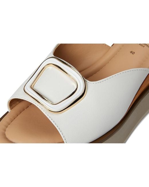 Spring Step Metallic Newwell Sandals, Leather